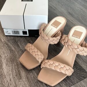 Dolce Vita Nude Braided Sandals